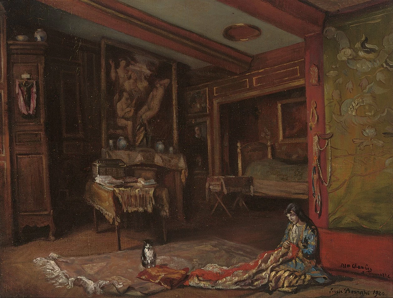 La mia stanza a Tonnerre, 1920